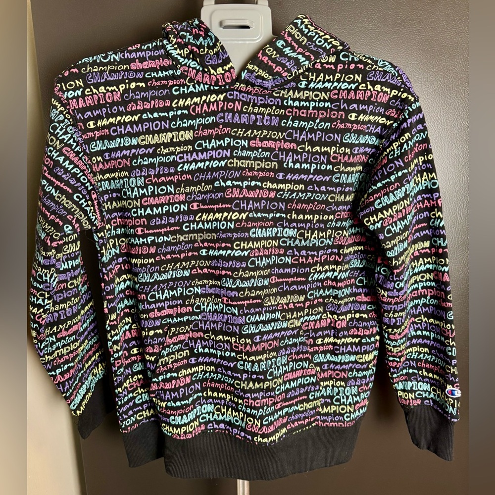 Champion | Big Kids Size L | Champion Print Hoodie